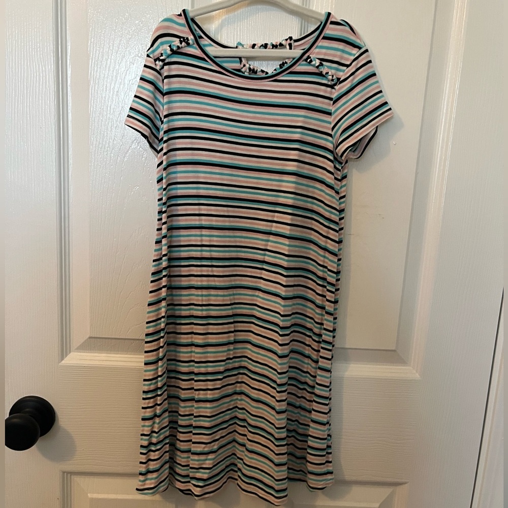 Art Class Striped Knit Dress - Size S (6/6X)